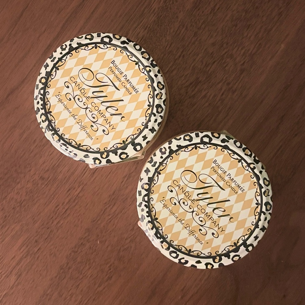 Tyler Candle Company FAMILY TRADITION scented candles set of 2
